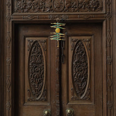 LEMON CHILLI HANGING WITH MEENAKARI CARVING