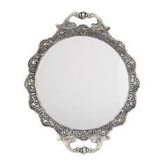 METAL AND FIBRE OVAL TRAY