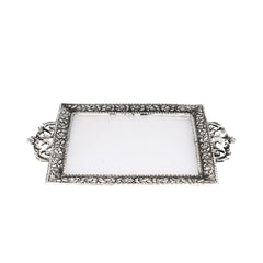 METAL AND FIBRE RECTANGLE TRAY