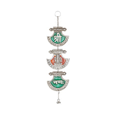 Ganesha hanging with meenakari carving and  kalash