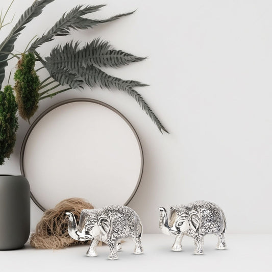 ELEPHANT PAIR SHOWPIECE
