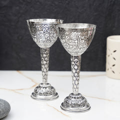 Heritage Engraved Wine Goblets