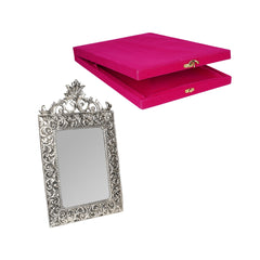 Photo frame with flower on top
