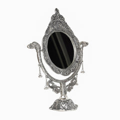 Carved Table mirror with stand
