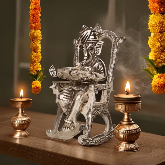 Ganesha on Rocking Chair idol