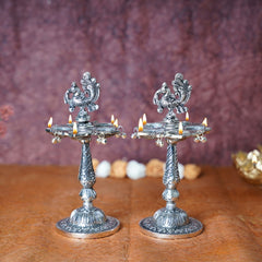 Peacock Diya/Samai (Single Piece)