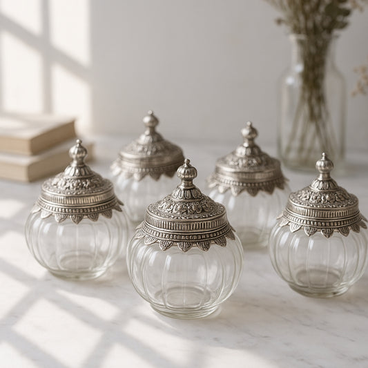 PUMPKIN SHAPED JAR (Single Piece)