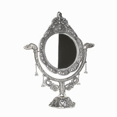 Carved Table mirror with stand