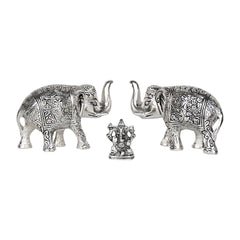 Two Elephant with Ganesha idol