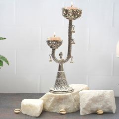TWIN ARM CANDLE HOLDER