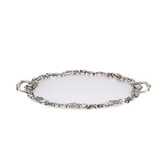 METAL AND FIBRE OVAL TRAY