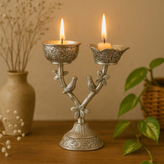 TWIN ARM CANDLE HOLDER