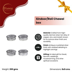 SINDOOR/ROLI CHAWAL BOX (Single Piece)