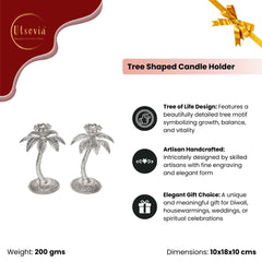 TREE SHAPED CANDLE HOLDER (SINGLE PIECE)