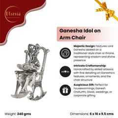 Ganesha on Rocking Chair idol