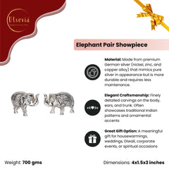ELEPHANT PAIR SHOWPIECE