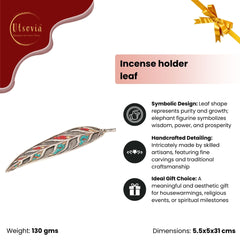 Insence holder ashoka leaf design (Single Piece)