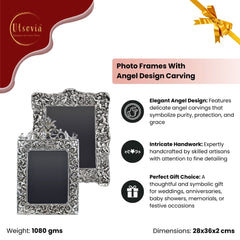 Photo frames with angel design carving (Single Piece)