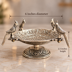 Kesar Silver Sweet Serving Set