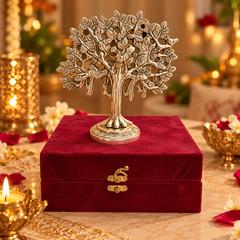 Vriksha Silver Tree of Life Showpiece