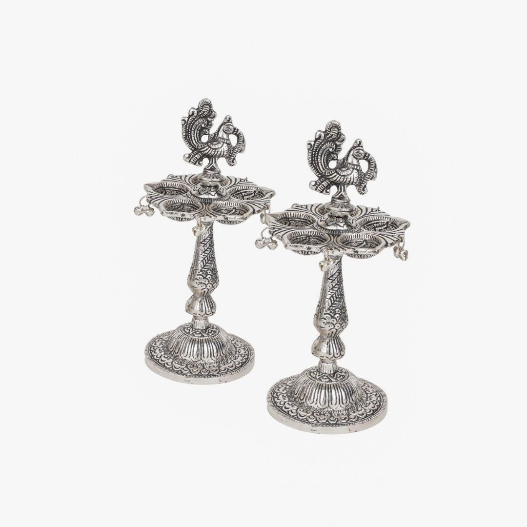 Peacock Diya/Samai (Single Piece)