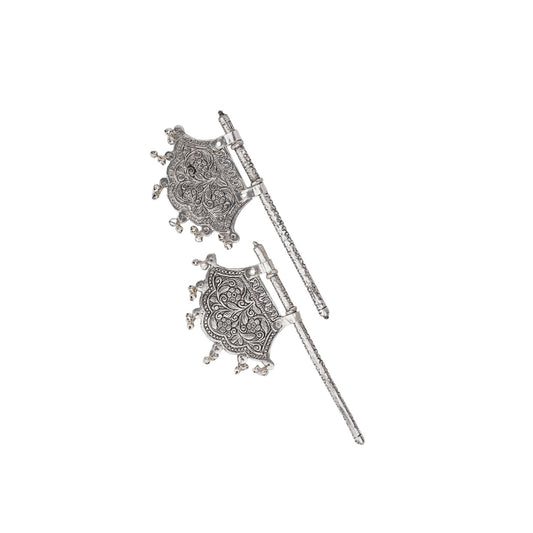 Meenakari Pankhi Silver Decor (PACK OF 2)SMALL
