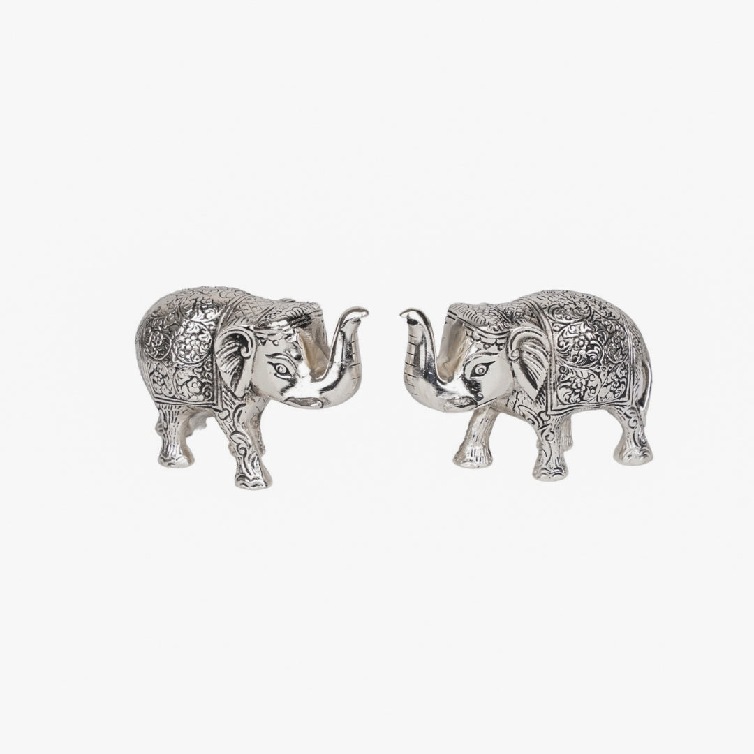 ELEPHANT PAIR SHOWPIECE