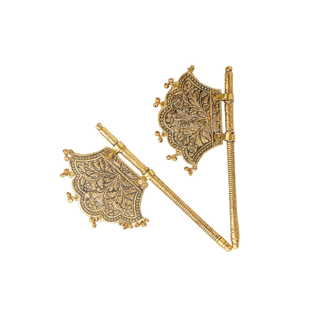 Pankhi with meenakari carving (Single Piece)