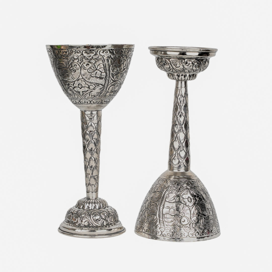 Heritage Engraved Wine Goblets