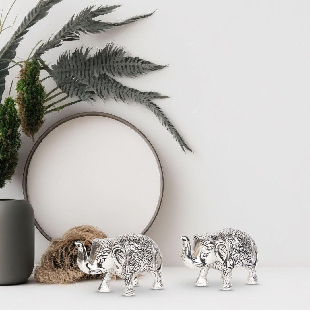 ELEPHANT PAIR SHOWPIECE