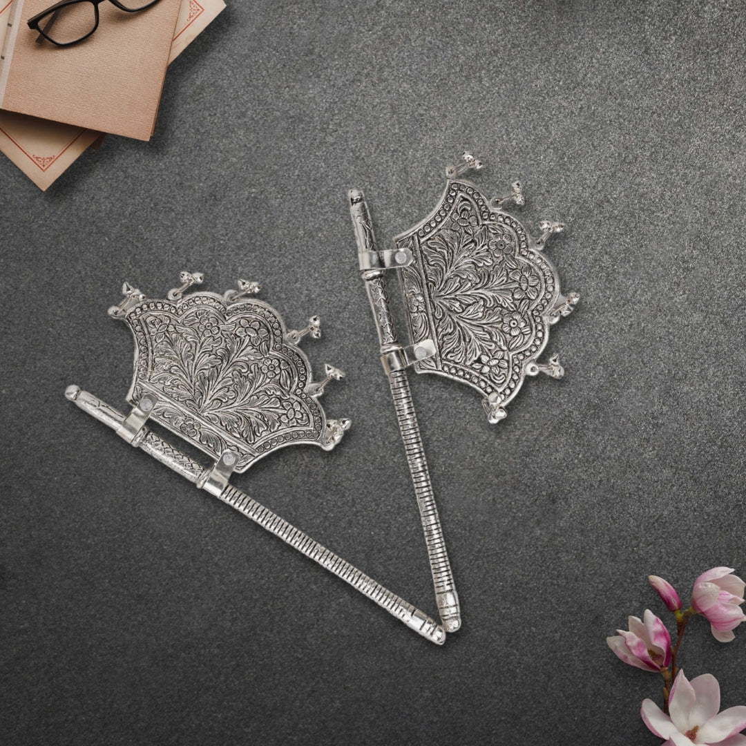 DESIGNER GERMAN SILVER FAN