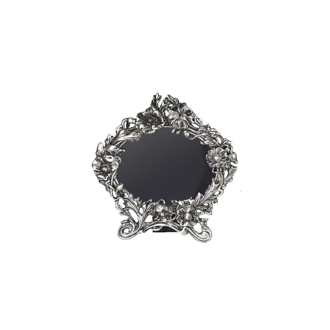 OVAL PHOTO FRAME WITH STONES STYLES CARVING
