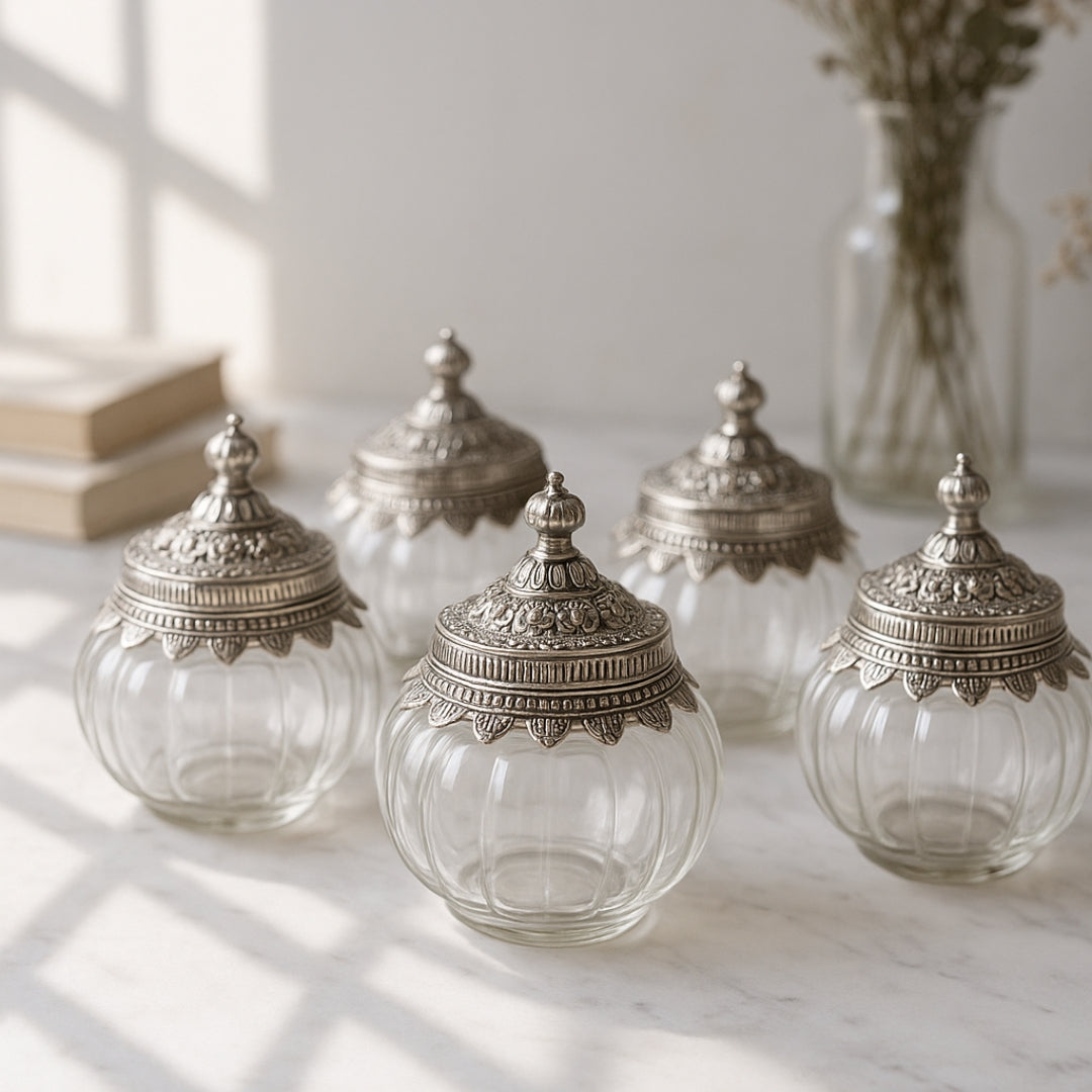 PUMPKIN SHAPED JAR (Single Piece)