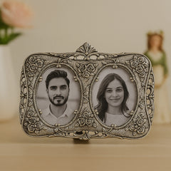 PHOTO FRAME WITH ROSE CARVING