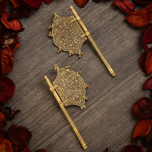 Pankhi with meenakari carving (Single Piece)