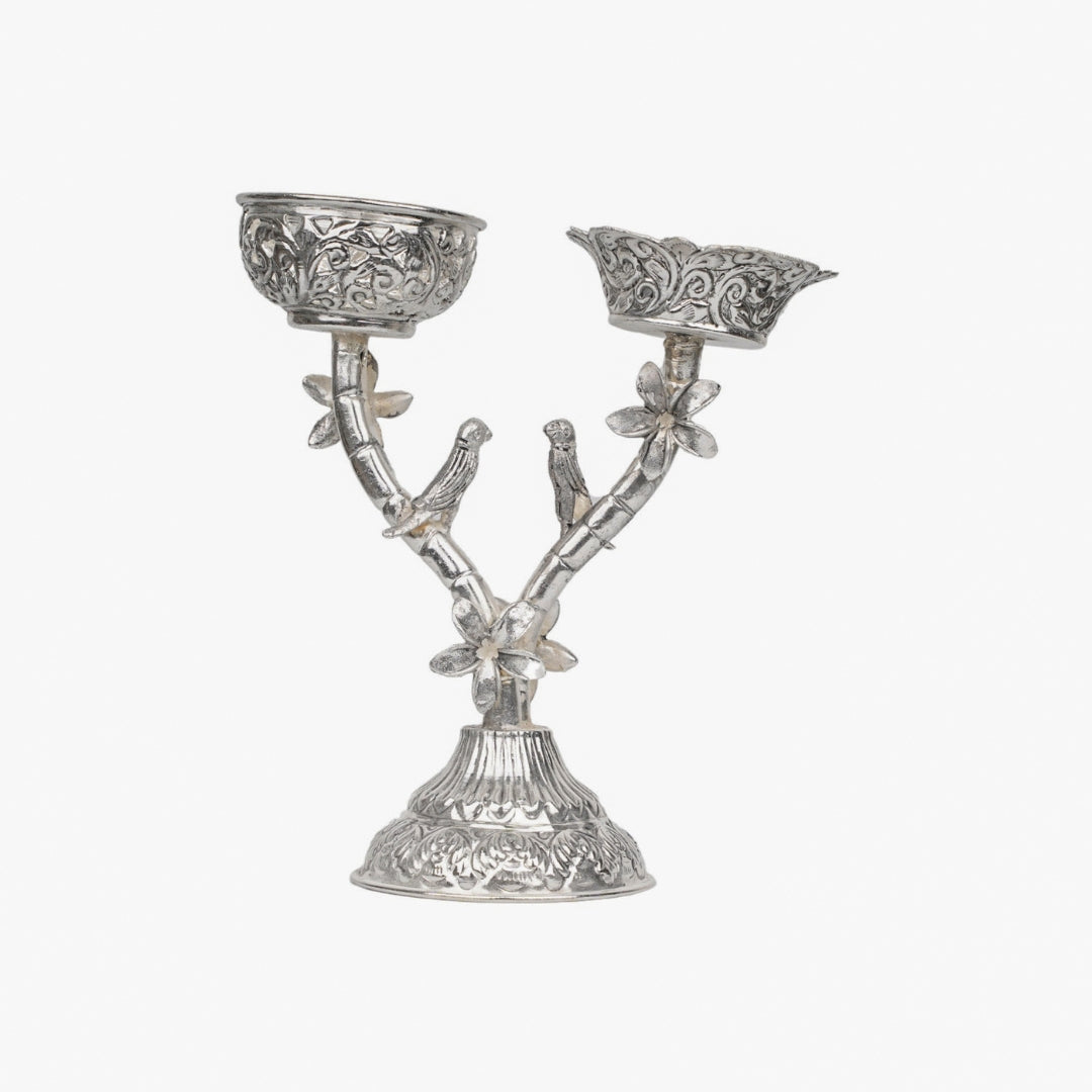 TWIN ARM CANDLE HOLDER