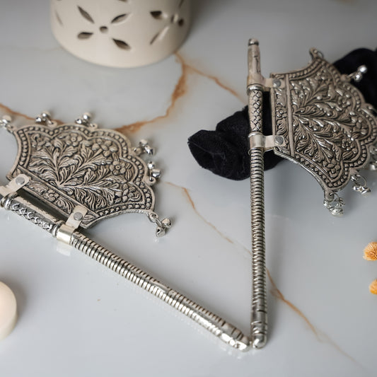 DESIGNER GERMAN SILVER FAN