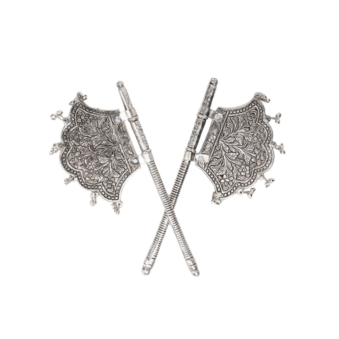 DESIGNER GERMAN SILVER FAN