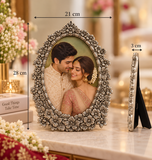 Floral Vintage Photo Frame