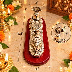 Nandi Shivling Silver Decorative Set