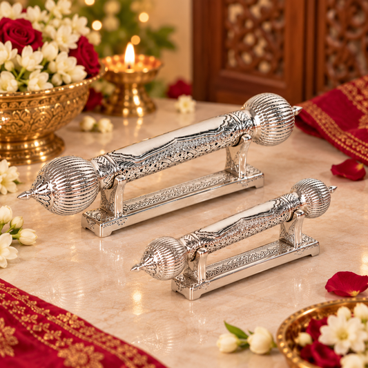 Silver Ornate Scroll (SINGLE PIECE)